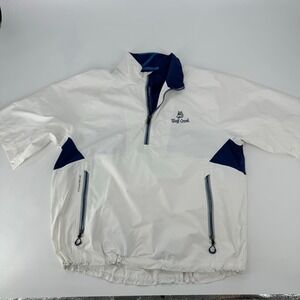 Wolf Creek Zero Restriction Men's White Golf Pullover Jacket Size XL